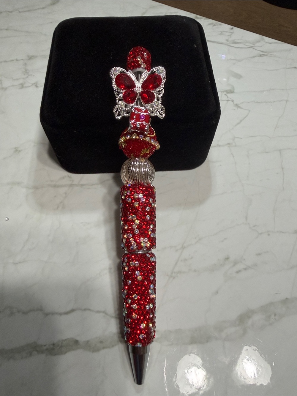 Handmade Rhinestone Beaded Pen